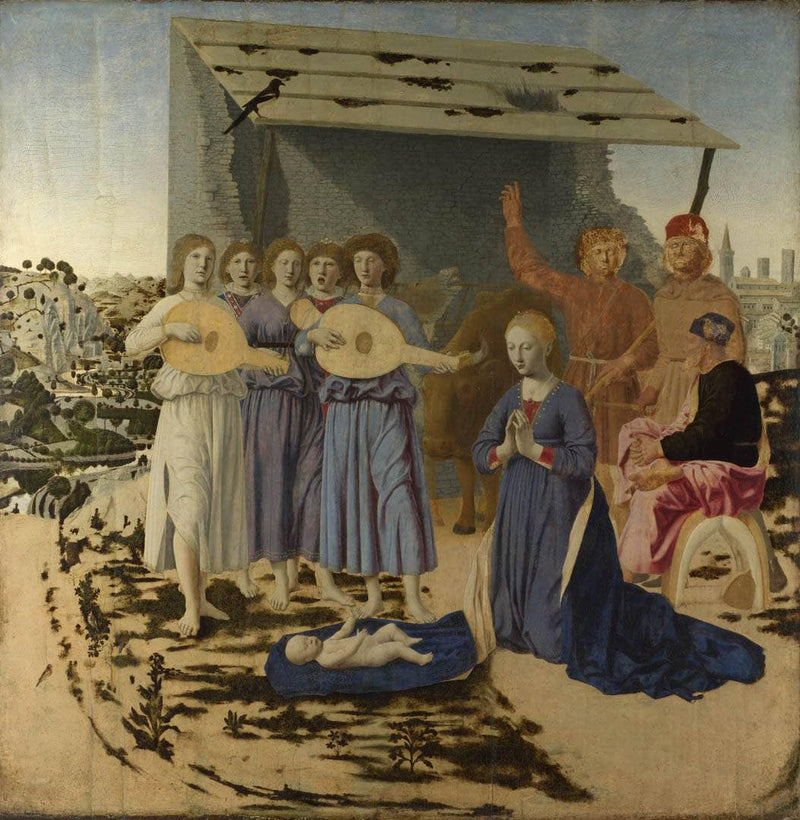Nativity by Piero della Francesca — Oil Painting Reproduction