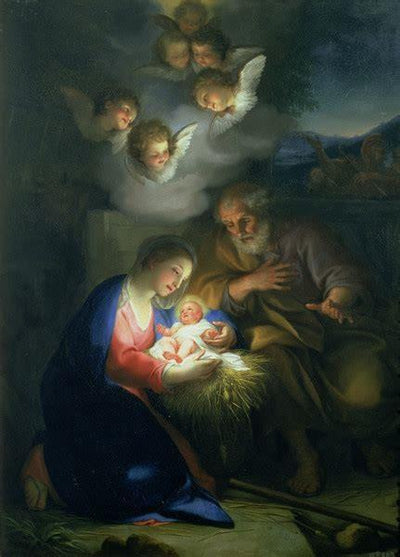 Nativity Scene in study