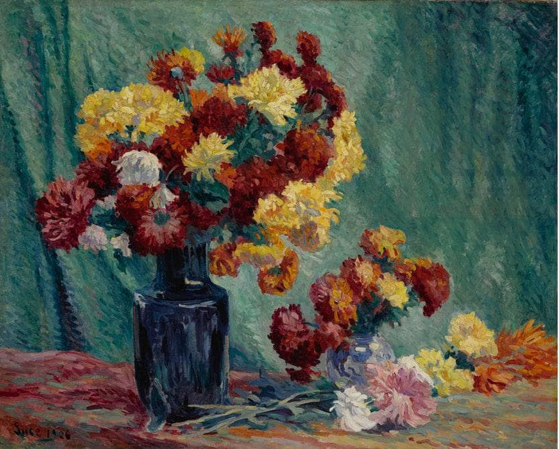 Nature Morte Aux Fleurs by Maximilien Luce — Oil Painting Reproduction