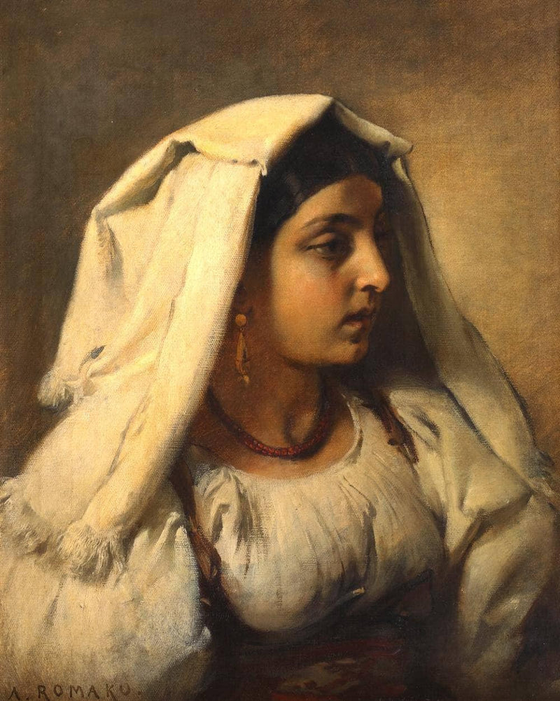 Neapolitan by Anton Romako — Oil Painting Reproduction