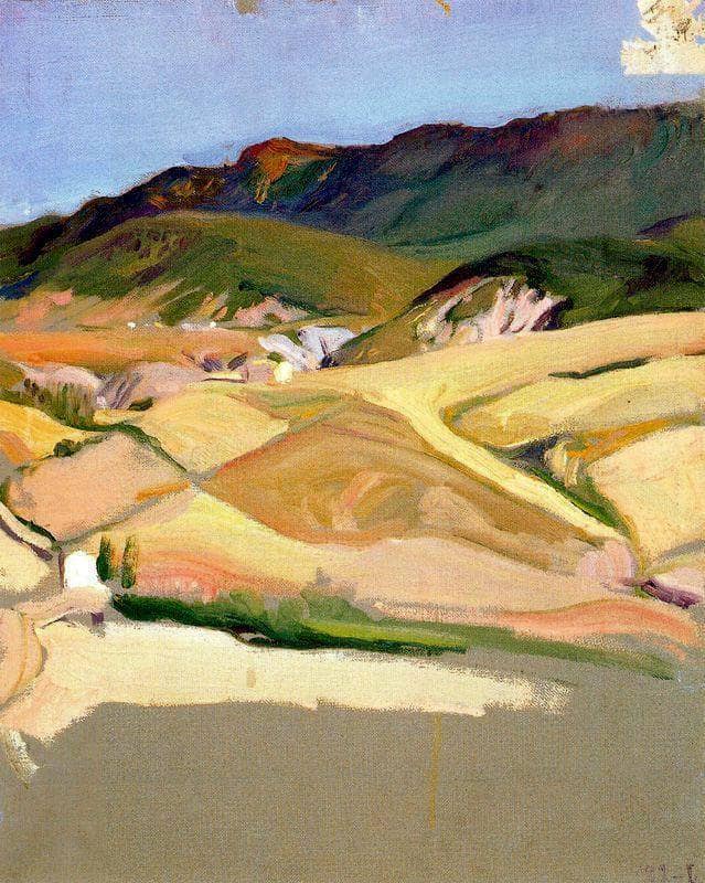 Near Jaca by Joaquín Sorolla — Oil Painting Reproduction