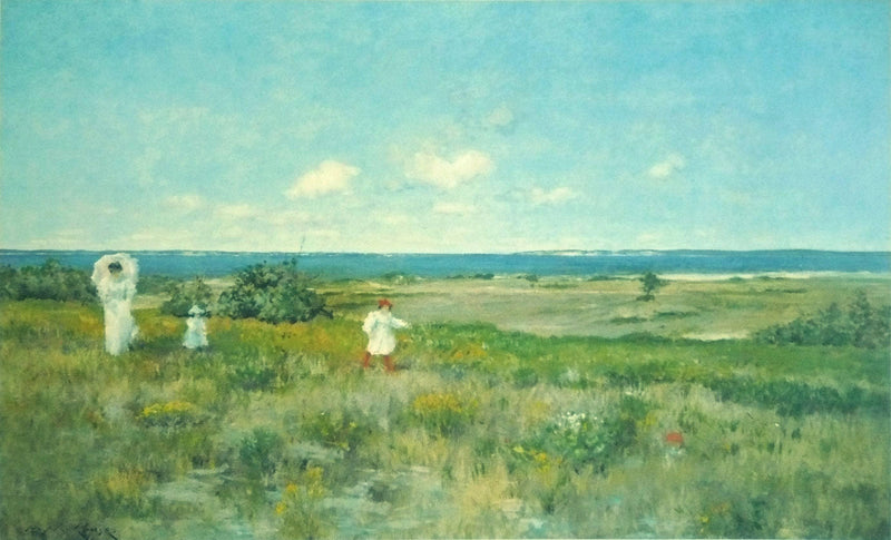 Near the beach, Shinnecock by William Merritt Chase — Oil Painting Reproduction