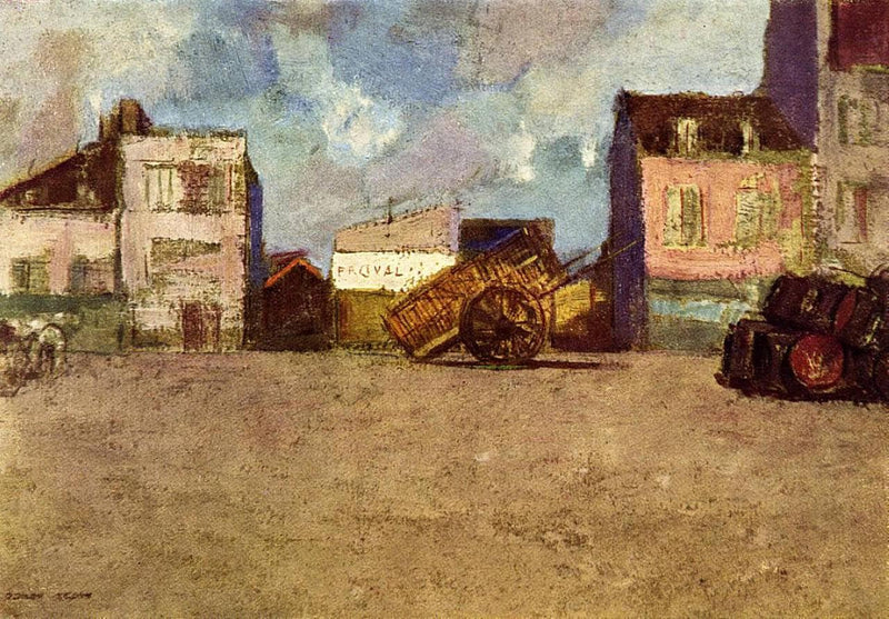 Near the Harbor by Odilon Redon — Oil Painting Reproduction