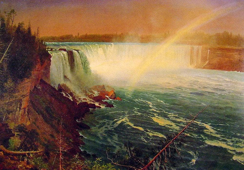 Niagara by Albert Bierstadt — Oil Painting Reproduction