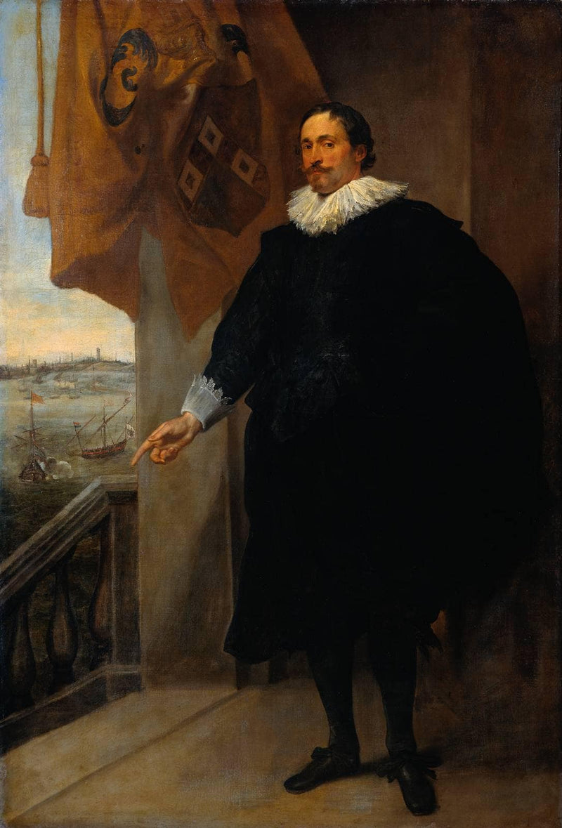 Nicolaes van der Borght, Merchant of Antwerp by Anthony van Dyck — Oil Painting Reproduction