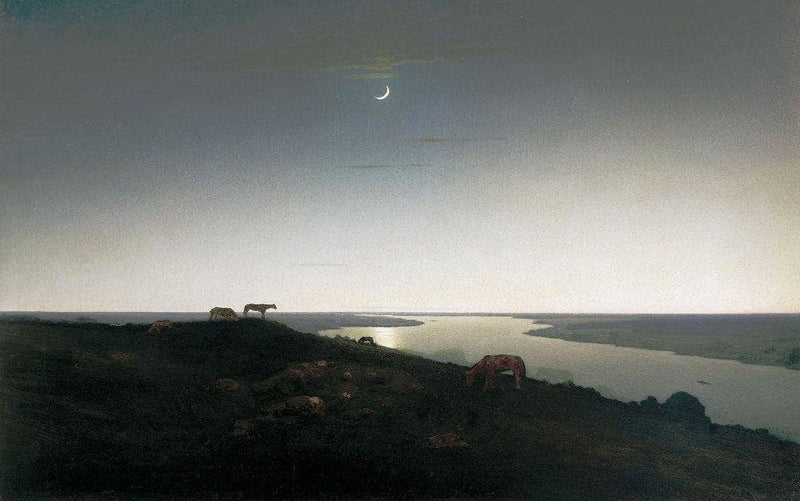 Night by Arkhyp Kuindzhi — Oil Painting Reproduction