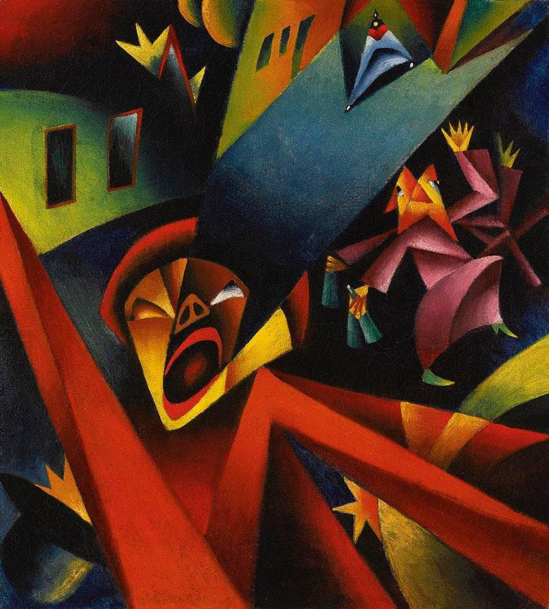 Nightly Noise by Georg Scholz — Oil Painting Reproduction