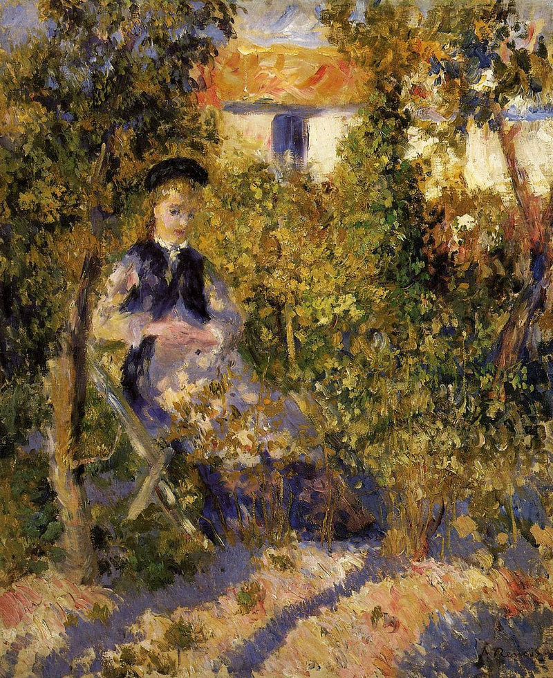 Nini in the Garden by Pierre-Auguste Renoir — Oil Painting Reproduction