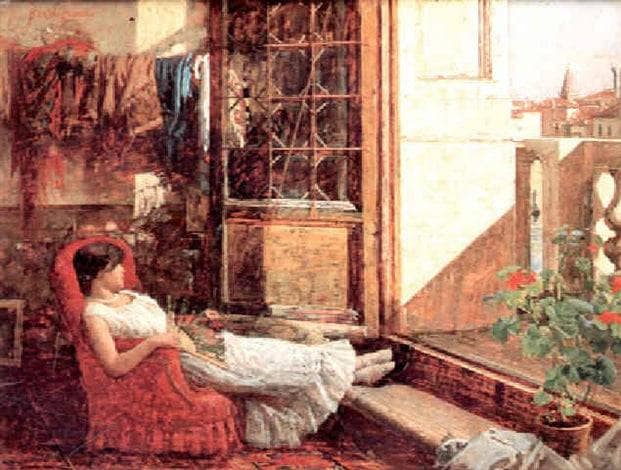 Reverie by Noè Bordignon — Oil Painting Reproduction