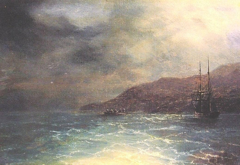 Nocturnal voyage by Ivan Aivazovsky — Oil Painting Reproduction