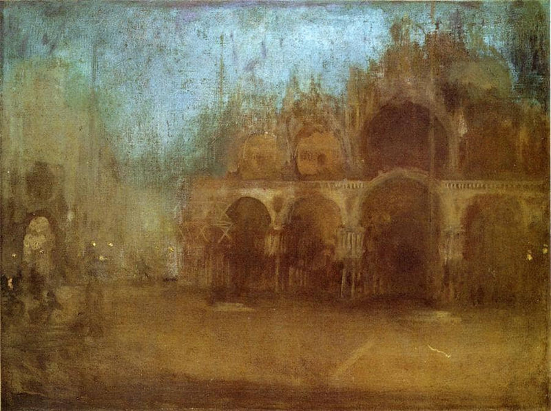 Nocturne: Blue and Gold - St Mark's, Venice by James McNeill Whistler — Oil Painting Reproduction