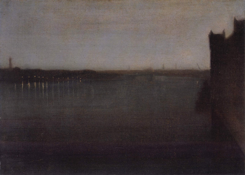 Nocturne: Grey and Gold by James McNeill Whistler — Oil Painting Reproduction