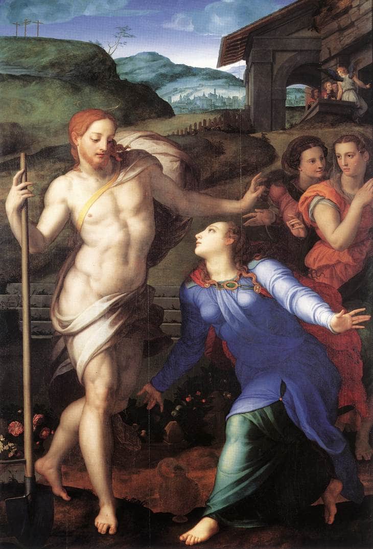 Noli me tangere by Agnolo Bronzino — Oil Painting Reproduction