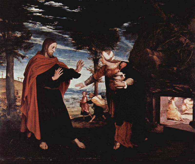 Noli me tangere by Hans Holbein the Younger — Oil Painting Reproduction