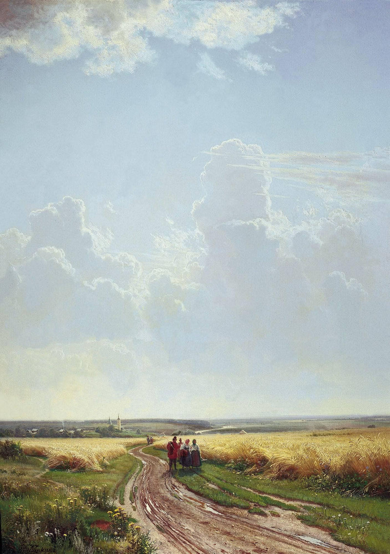 Noon in the Neighbourhood of Moscow by Ivan Shishkin — Oil Painting Reproduction