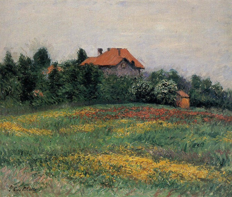 Norman Landscape by Gustave Caillebotte — Oil Painting Reproduction