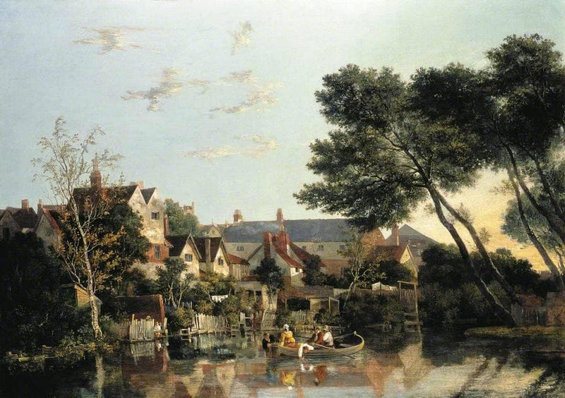 Norwich River: Afternoon by John Crome — Oil Painting Reproduction