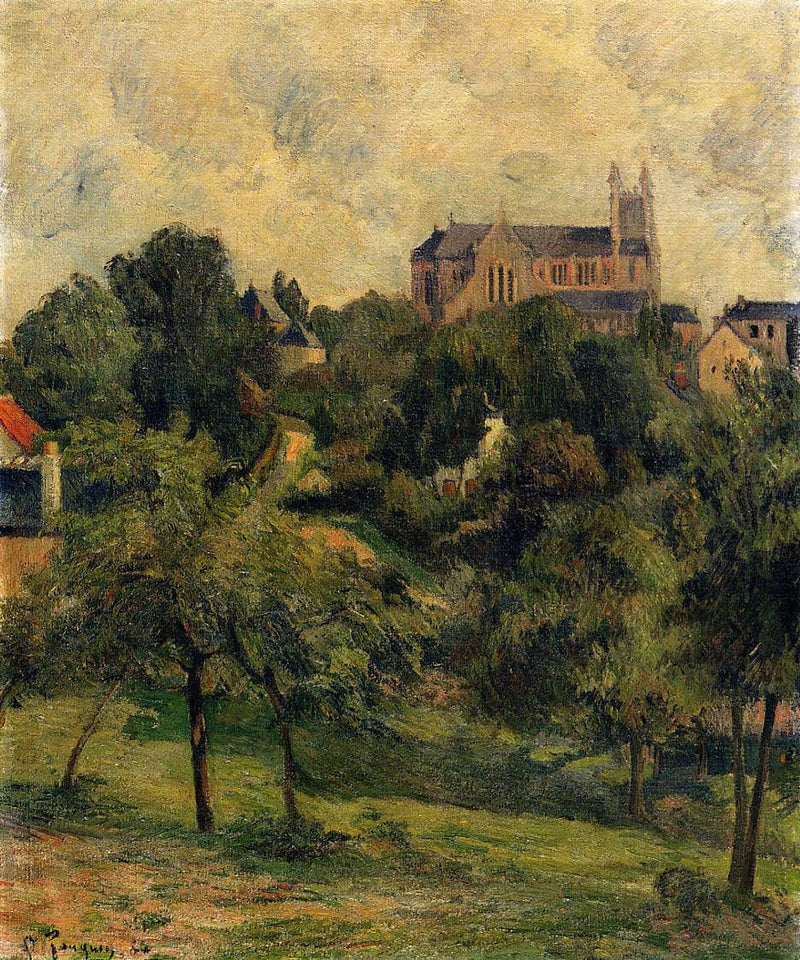 Notre Dame des Agnes by Paul Gauguin — Oil Painting Reproduction