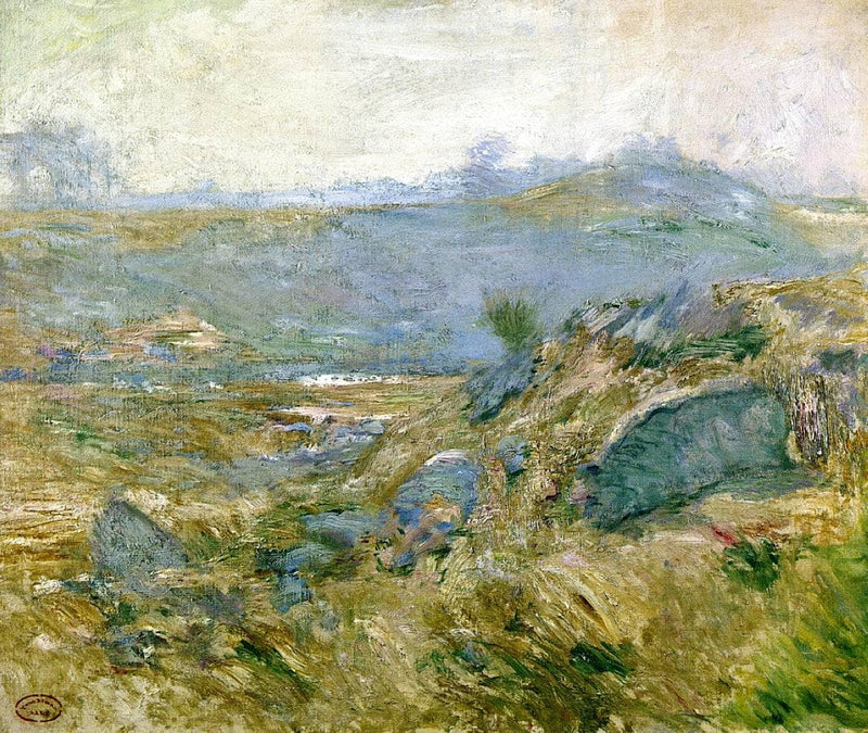 November Haze (aka Upland Pastures) by John Henry Twachtman — Oil Painting Reproduction