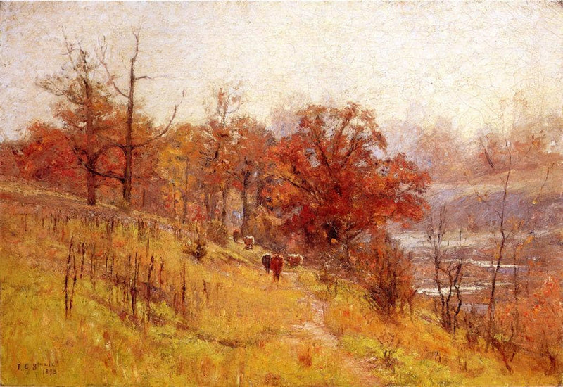 November's Harmony by T. C. Steele — Oil Painting Reproduction