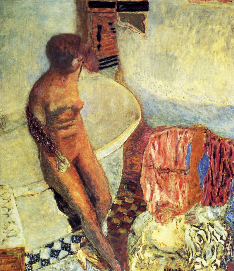 Nude by the Bath Tub by Pierre Bonnard — Oil Painting Reproduction