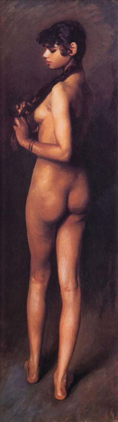 Nude Egyptian Girl in hallway