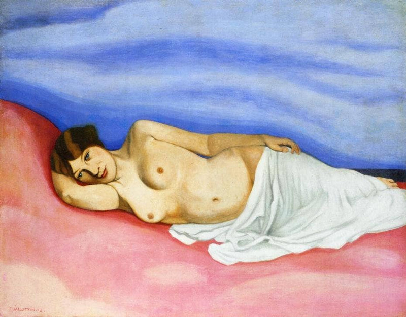 Nude in Bed by Felix Vallotton — Oil Painting Reproduction