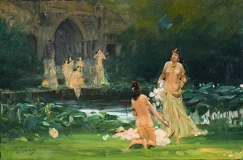 Nymphes by Wilhelm Kotarbinski — Oil Painting Reproduction