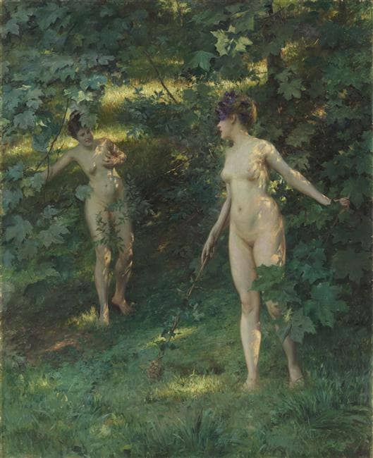 Nymphs of Nysa by Julius LeBlanc Stewart — Oil Painting Reproduction