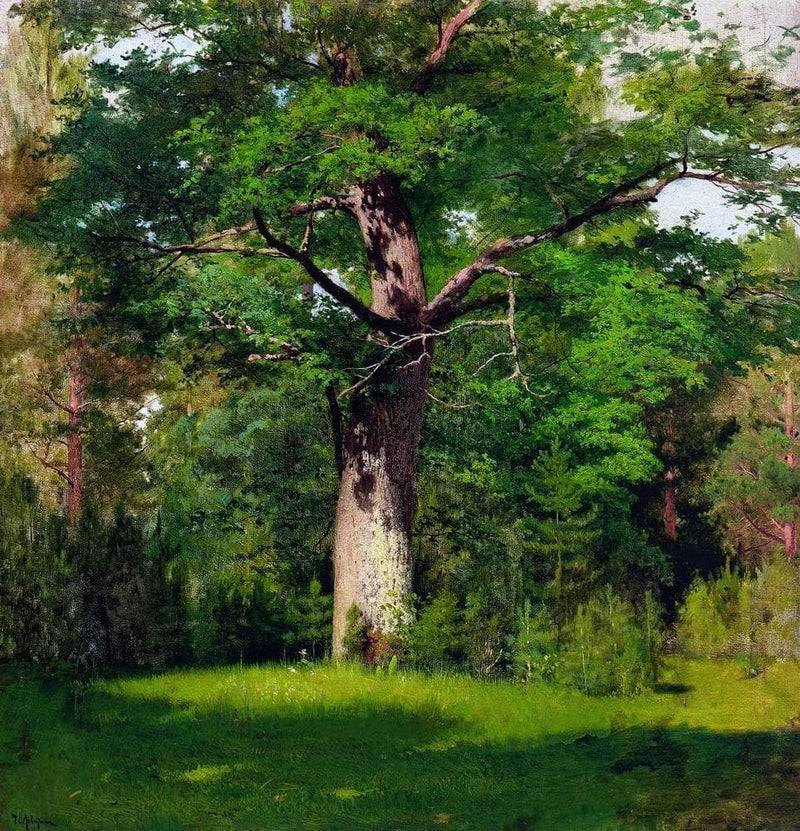 Oak by Isaac Levitan — Oil Painting Reproduction
