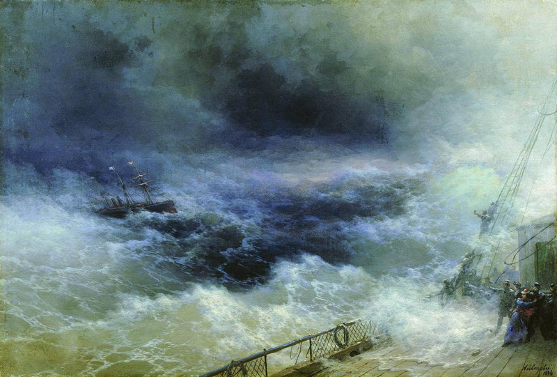 Ocean by Ivan Aivazovsky — Oil Painting Reproduction
