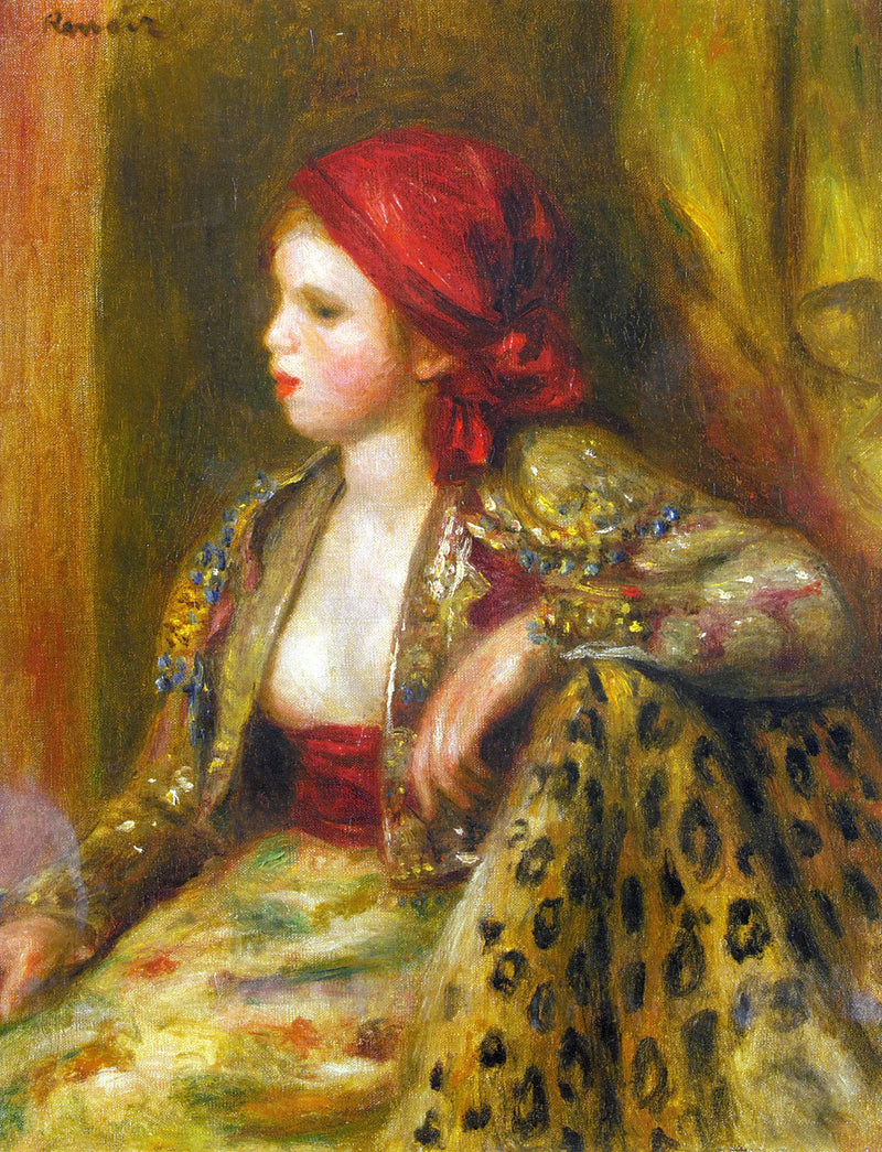 Odalisque by Pierre-Auguste Renoir — Oil Painting Reproduction