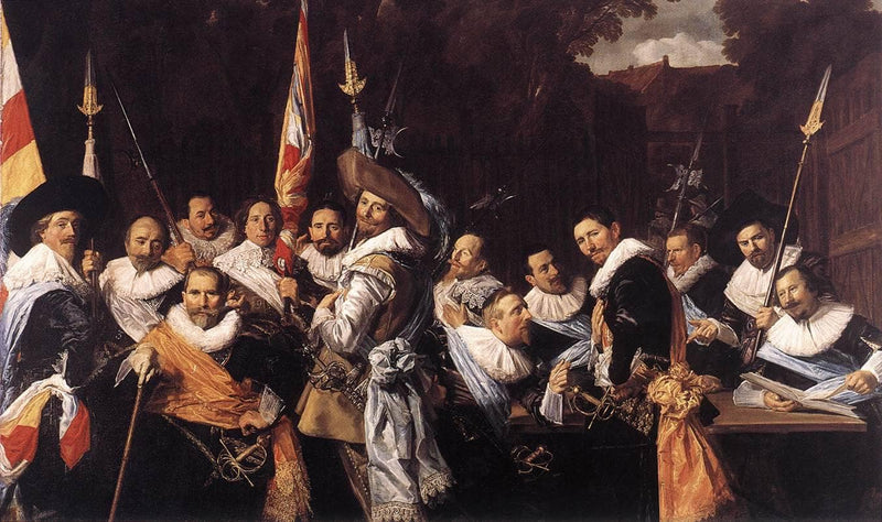 The Officers of the St Adrian Militia Company by Frans Hals — Oil Painting Reproduction