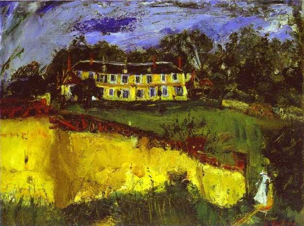 Old House near Chartres by Chaim Soutine — Oil Painting Reproduction