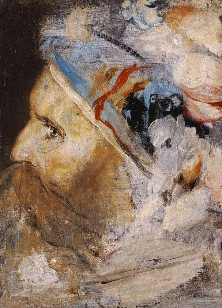 Old man's head by Nikolaos Gyzis — Oil Painting Reproduction
