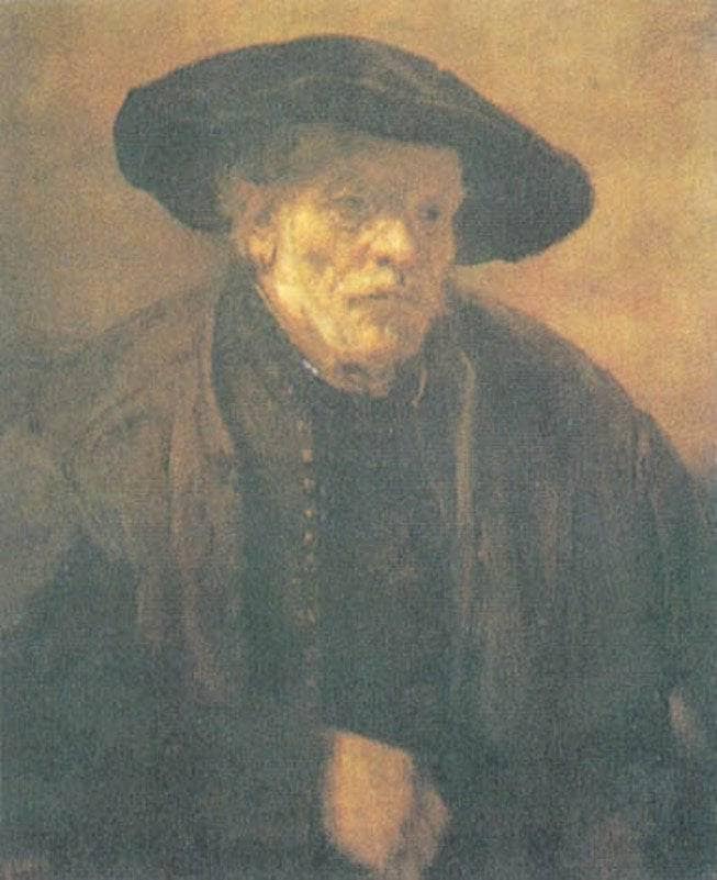 Old man with a Beret by Rembrandt — Oil Painting Reproduction
