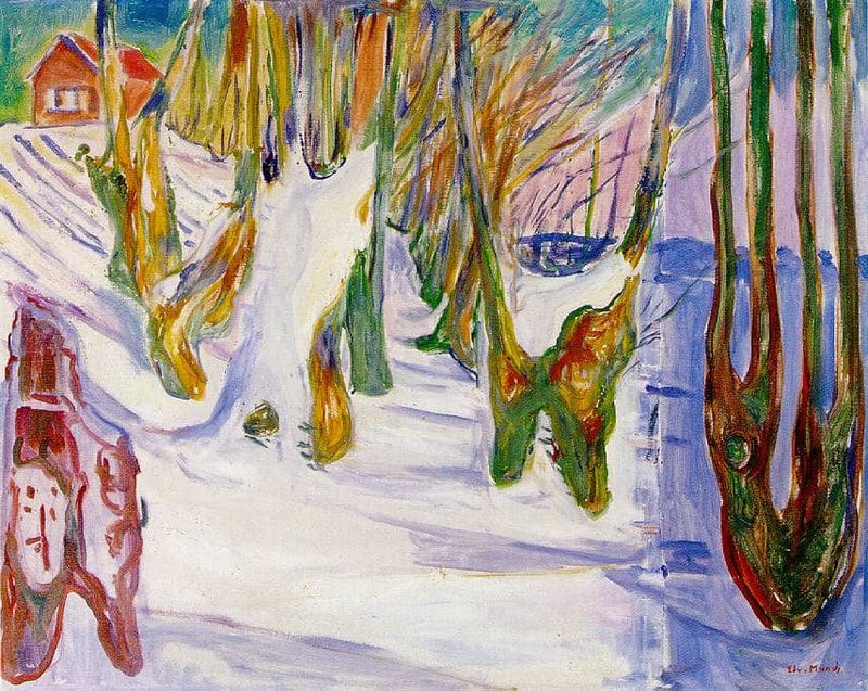 Old Trees by Edvard Munch — Oil Painting Reproduction