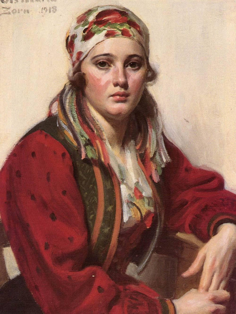 Ols Maria by Anders Zorn — Oil Painting Reproduction