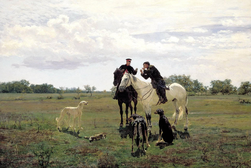 On leave by Nikolai Kuznetsov — Oil Painting Reproduction