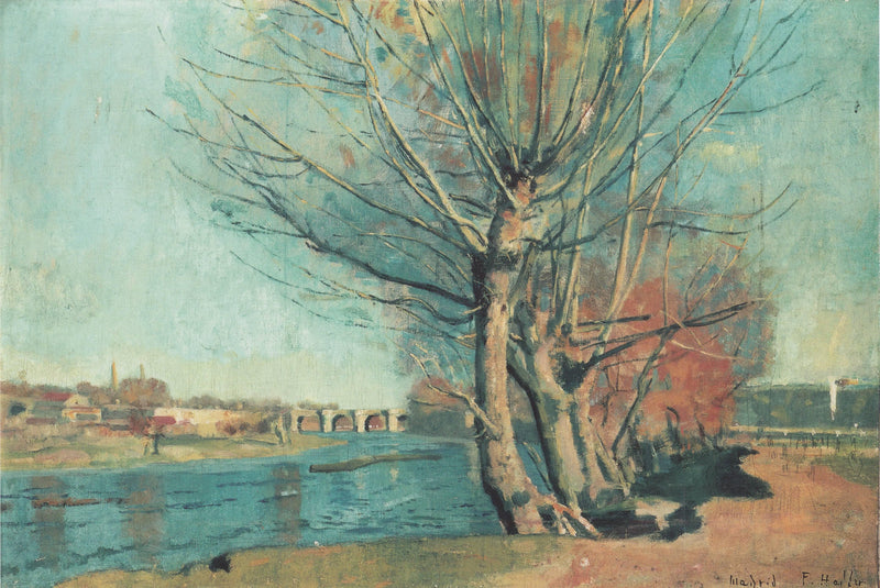 On the banks of the Manzanares by Ferdinand Hodler — Oil Painting Reproduction