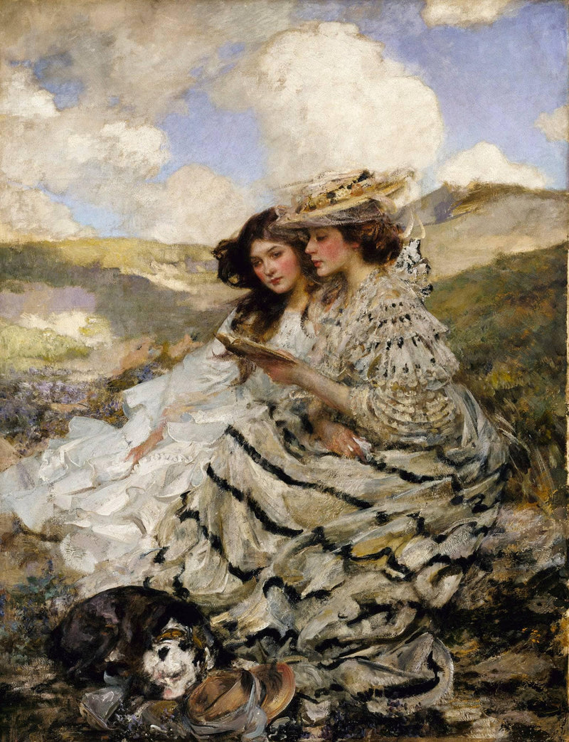 On the Dunes by James Jebusa Shannon — Oil Painting Reproduction