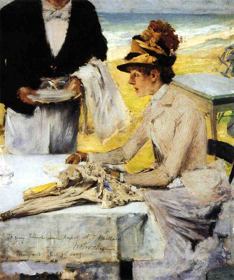 On the Lake, Central Park by William Merritt Chase — Oil Painting Reproduction