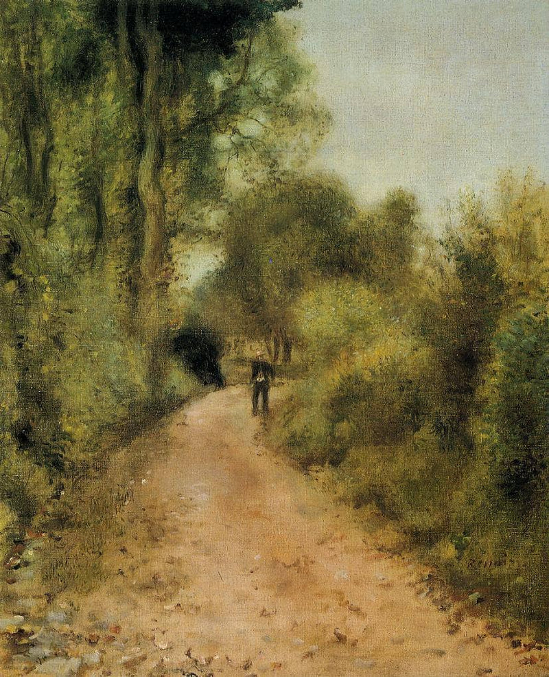 On the Path by Pierre-Auguste Renoir — Oil Painting Reproduction