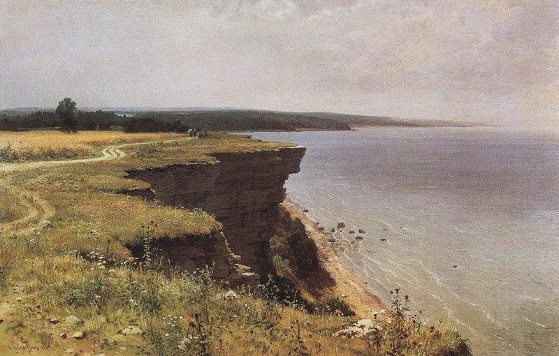 On the Shore of the Gulf of Finland. Udrias Near Narva by Ivan Shishkin — Oil Painting Reproduction