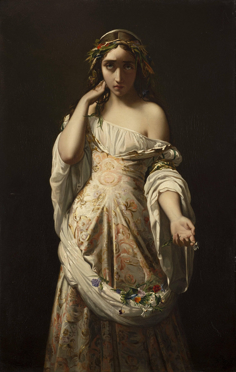 Ophelia by Henri Lehmann — Oil Painting Reproduction