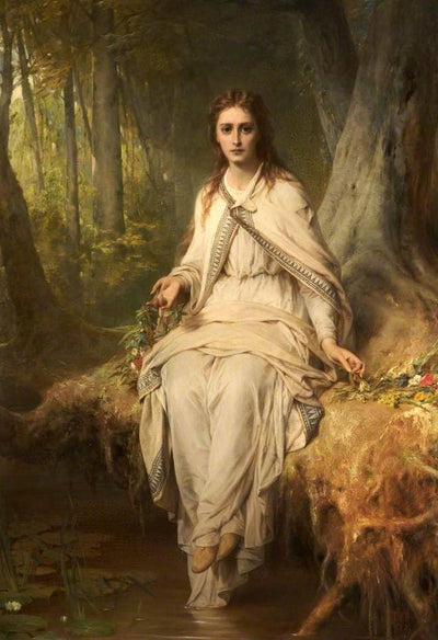 Ophelia in hallway
