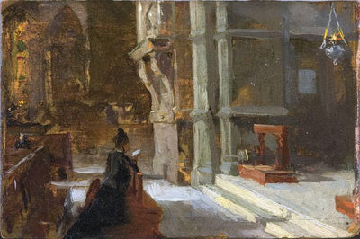 Oración in kitchen