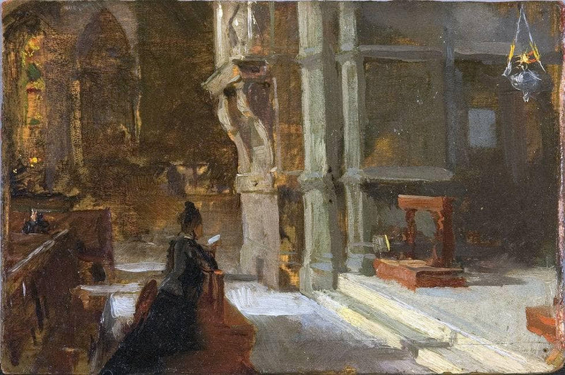 Oración by José Garnelo — Oil Painting Reproduction