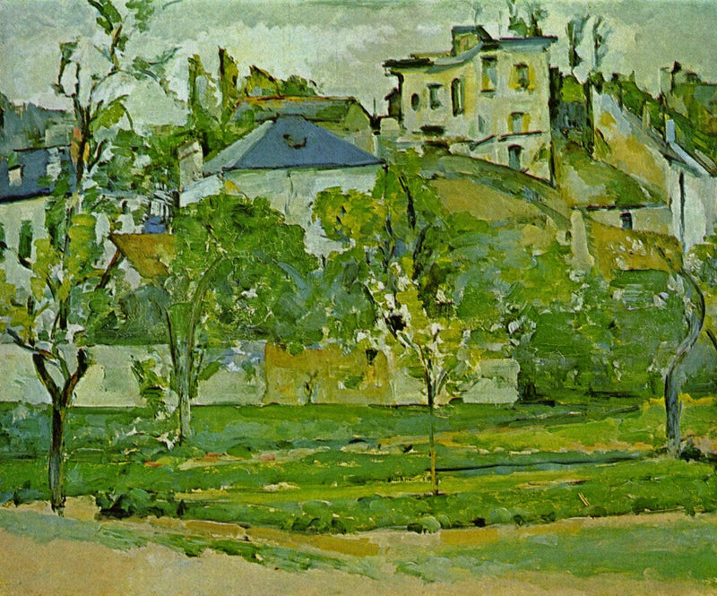 Orchard in Pontoise by Paul Cezanne — Oil Painting Reproduction