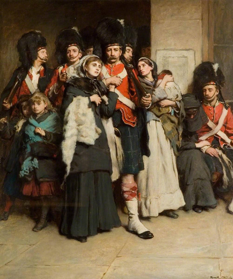 Ordered to the Front by Frank Holl — Oil Painting Reproduction